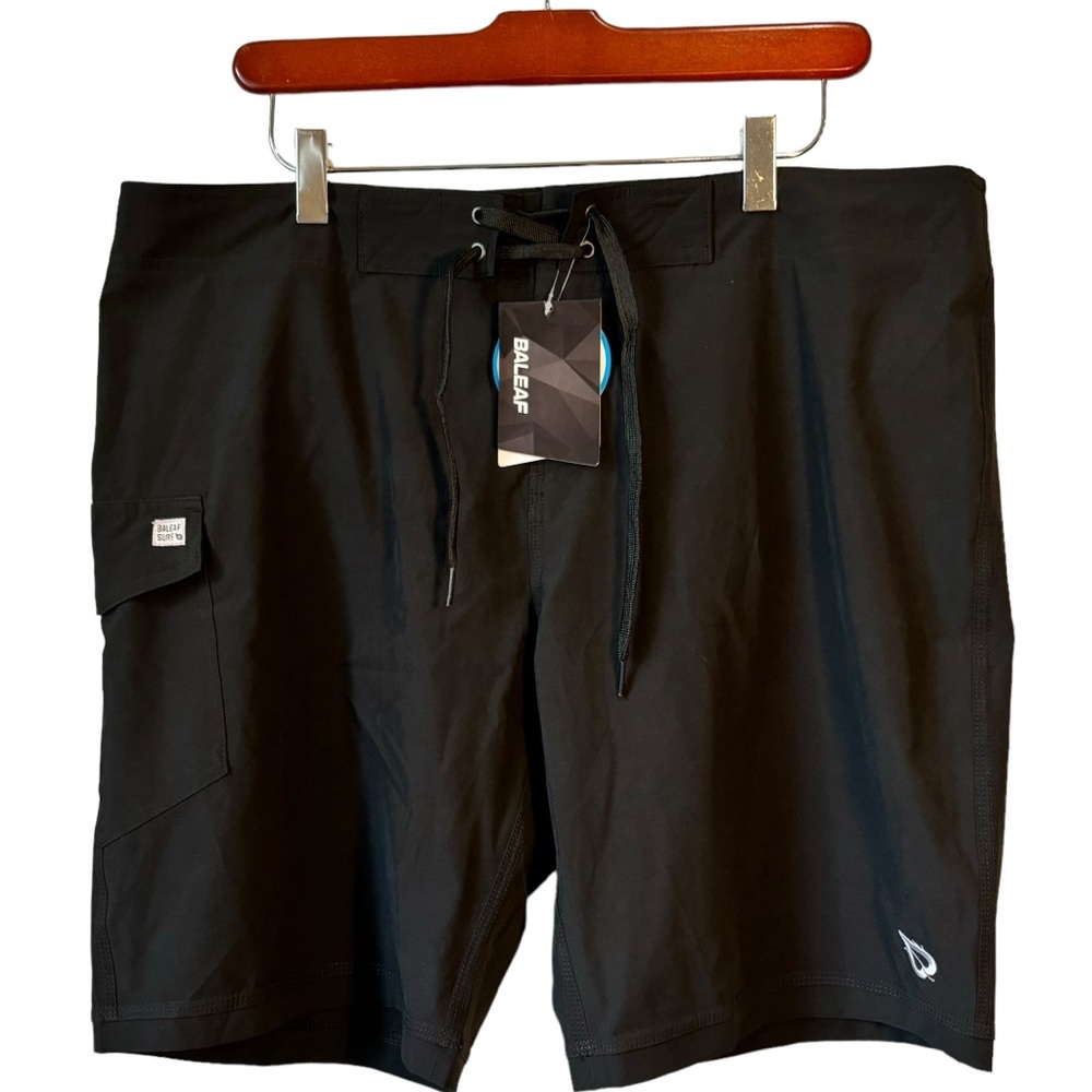 NWT Baleaf Surf Swim Trunks Men's Size XL Black